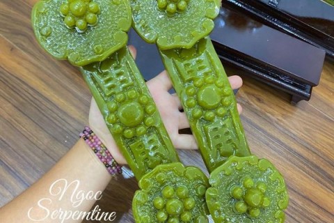 GẬY NHƯ Ý ĐÁ SERPENTINE ĐEM LẠI QUYỀN LỰC VÀ MAY MẮN CHO GIA CHỦ