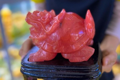 TÌM HIỂU Ý NGHĨA TRONG PHONG THUỶ CỦA TƯỢNG LONG QUY ĐÁ NÚI LỬA ĐỎ