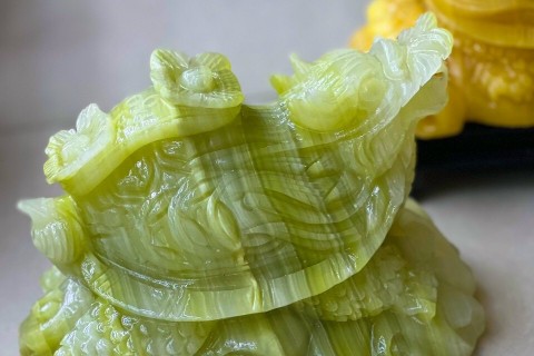 TƯỢNG LONG QUY ĐÁ NGỌC PAKISTAN - MANG ĐẾN TÀI LỘC CHO GIA CHỦ