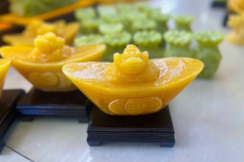 Nén vàng-đĩnh bạc cầu may mắn, như ý trong phong thuỷ