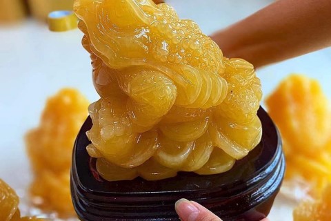 CÓC THIỀM THỪ ĐÁ NGỌC HOÀNG LONG - LINH VẬT NHẢY TIỀN VÀO NHÀ