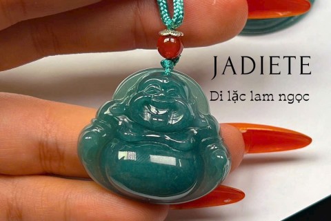 MẶT DÂY CHUYỀN PHẬT DI LẶC LAM NGỌC SANG TRỌNG CÓ Ý NGHĨA GÌ TRONG PHONG THỦY?