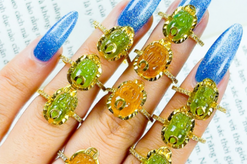 NHẪN TOURMALINE VẺ ĐẸP CỦA DÒNG ĐÁ ĐA SẮC