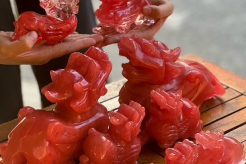 TỲ HƯU ĐÁ NÚI LỬA ĐỎ - THÀNH CÔNG, GIÀU SANG VÀ PHÚ QUÝ