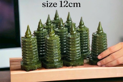 THÁP VĂN XƯƠNG ĐÁ NGỌC SERPENTINE TRONG PHONG THUỶ CÓ Ý CÔNG DỤNG GÌ?