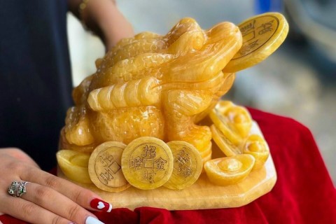 Cách Đặt Cóc Thềm Thừ Đá Ngọc Hoàng Long Chuẩn Phong Thủy Chiêu Tài Nhanh Nhất