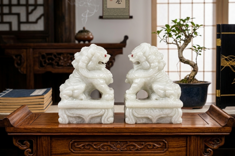 Cách Chọn Cặp Kỳ Lân Đá Trắng Chuẩn Phong Thủy Mang Lại Tài Lộc, An Yên