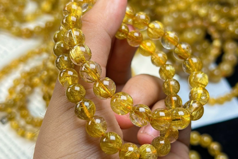 TRANG SỨC VÀ VẬT PHẨM PHONG THỦY THẠCH ANH VÀNG 