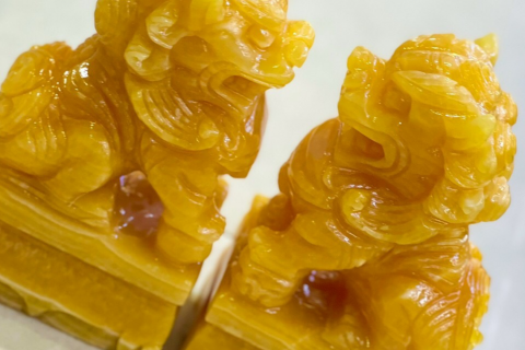 Tượng kỳ lân đá nguyên khối tự nhiên