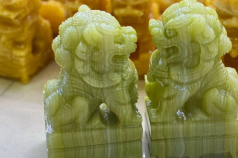 Ý nghĩa tượng kỳ lân đá ngọc pakistan tự nhiên