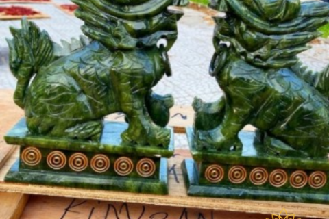 Ý nghĩa tượng kỳ lân đá ngọc serpentine tự nhiên