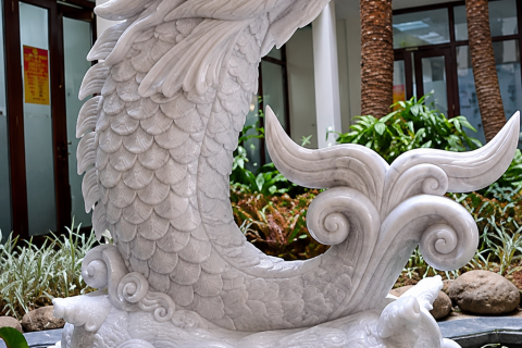 Tượng Phun Nước Đá Tự Nhiên – Điểm Nhấn Phong Thủy Sang Trọng Cho Không Gian Cao Cấp