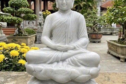 Ý Nghĩa Phong Thủy Tượng Phật Thích Ca Đá Trắng Và Cách Thỉnh Tại Gia
