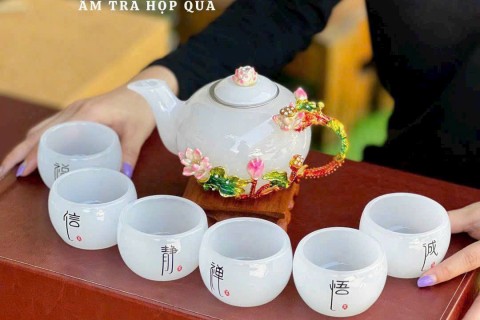 Top 100+ Bộ Ấm Chén Trà Bằng Đá Mã Não Cao Cấp - Quà Tặng Đẳng Cấp Cho Doanh Nhân