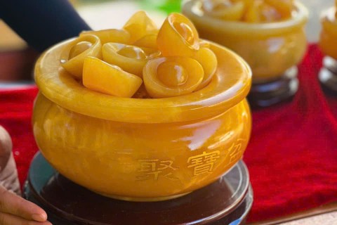 VẬT PHẨM PHONG THUỶ BÁT TỤ BẢO ĐÁ NGỌC HOÀNG LONG CÓ Ý NGHĨA GÌ?