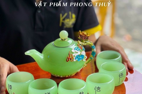 BỘ ẤM TRÀ MÃ NÃO CAO CẤP SANG TRỌNG MANG TÍNH THẨM MỸ CHO MỌI GIA ĐÌNH 