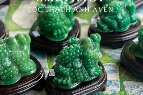 CÓC THỀM THỪ ĐÁ THẠCH ANH AVEN - MÀU XANH ĐẶC TRƯNG