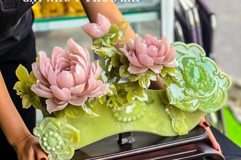 Ý NGHĨA GẬY NHƯ Ý HOA MẪU ĐÁ SERPENTINE TỰ NHIÊN NGUYÊN KHỐI