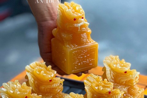 ẤN RỒNG ĐÁ NGỌC HOÀNG LONG TỰ NHIÊN BIỂU TƯỢNG CỦA SỰ HOÀNG KIM