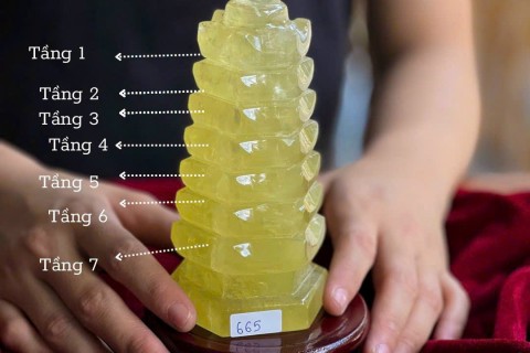 THÁP VĂN XƯƠNG THẠCH ANH VÀNG VÀ NHỮNG Ý NGHĨA TỐT ĐẸP