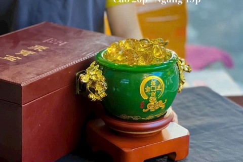 BÁT TỤ BẢO ĐÁ MÃ NÃO ĐEM LẠI TÀI LỘC CHO GIA CHỦ TRONG PHONG THỦY