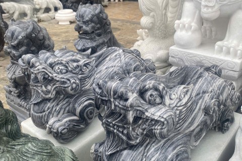 Vì Sao Tượng Tỳ Hưu Đá Cẩm Vân Nguyên Khối Được Giới Kinh Doanh Săn Đón?