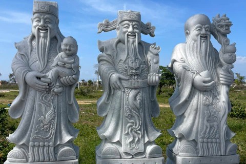 Cách Phân Biệt Tượng Phúc Lộc Thọ Đá Trắng Tự Nhiên Và Nhân Tạo