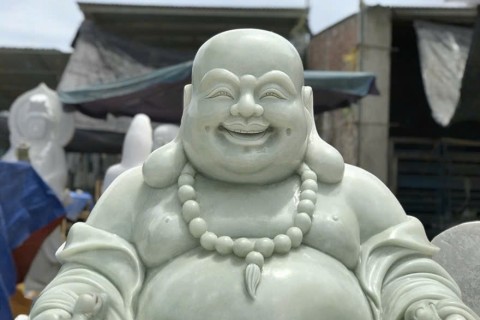 Kinh Nghiệm Thỉnh Tượng Phật Di Lặc Đá Trắng An Lạc Cho Gia Chủ