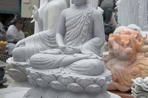 Vẻ Đẹp Tinh Xảo Của Tượng Phật Thích Ca Đá Trắng Trong Văn Hóa Thờ Cúng