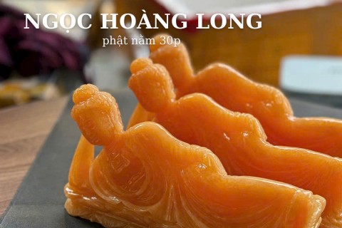 TƯỢNG PHẬT THÍCH CA BẰNG ĐÁ NGỌC HOÀNG LONG NGUYÊN KHỐI – BIỂU TƯỢNG TỈNH THỨC, SANG TRỌNG VÀ BỀN VỮNG THEO THỜI GIAN