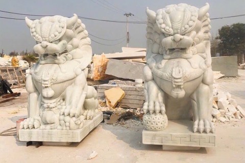 Sự Khác Biệt Giữa Tượng Kỳ Lân Đá Trắng Nguyên Khối Và Đá Ghép – Cách Nhận Biết Đúng Chuẩn