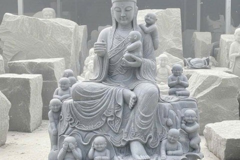 Hướng Dẫn Thỉnh Tượng Địa Tạng Vương Bồ Tát Đá Trắng Đúng Phong Thủy & Chuẩn Nghi Lễ