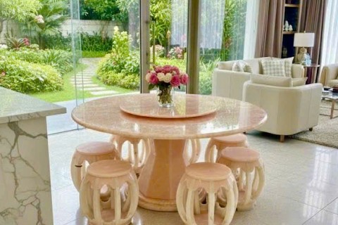 Ý Nghĩa Phong Thủy Và Vị Trí Đặt Bộ Bàn Ghế Đá Onyx Hồng Chuẩn Nhất