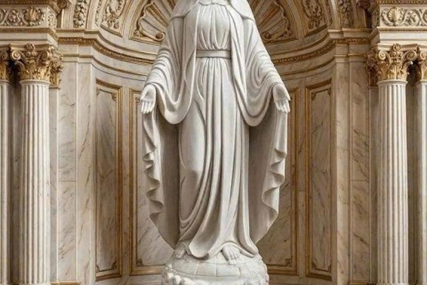 TƯỢNG ĐỨC MẸ MARIA – BIỂU TƯỢNG THIÊNG LIÊNG VÀ VẺ ĐẸP NGHỆ THUẬT TRONG KHÔNG GIAN SỐNG