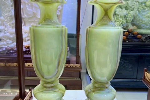 Cặp Lục Bình Đá Ngọc Onyx Đẹp – Xu Hướng Trang Trí Nội Thất Kết Hợp Yếu Tố Phong Thủy Hiện Đại