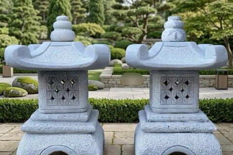 CHÂN ĐÈN ĐÁ TỰ NHIÊN NGUYÊN KHỐI – GIẢI PHÁP TRANG TRÍ BỀN ĐẸP THEO THỜI GIAN