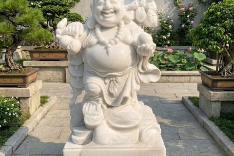 Hướng Dẫn Khai Quang Tượng Phật Di Lặc Đá Trắng Tại Nhà Đúng Chuẩn