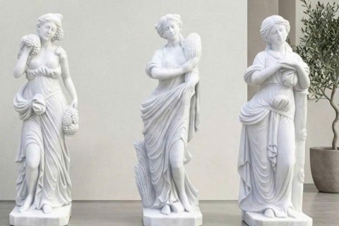 Tượng Nghệ Thuật Đá Trắng Nguyên Khối Cao Cấp – Xu Hướng Trang Trí Sang Trọng 2026