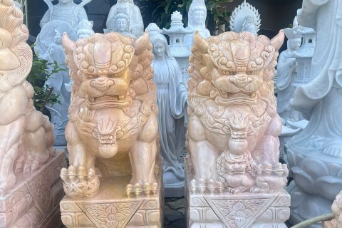 Kỳ Lân Đá Nguyên Khối Tự Nhiên – Nghệ Thuật Điêu Khắc Đá Cao Cấp TTGEMSTONE