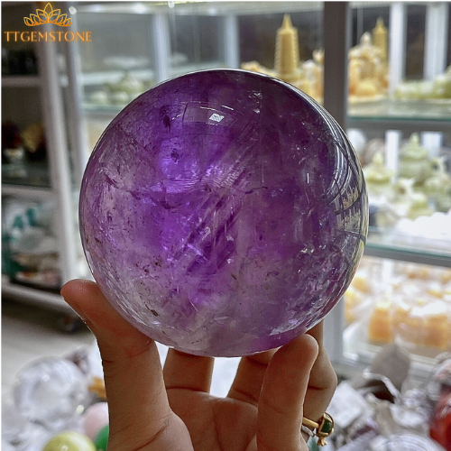 bi cầu thạch anh tím 