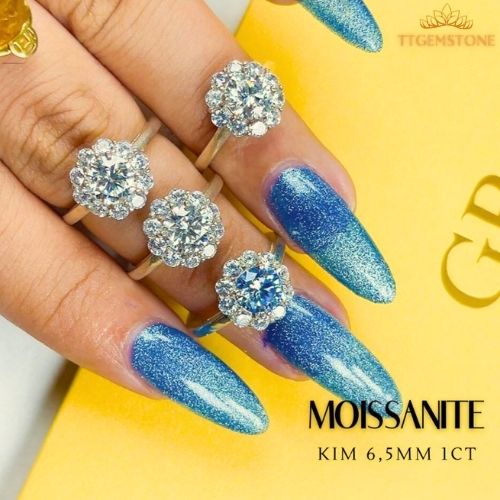 nhẫn kim cương moissanite 