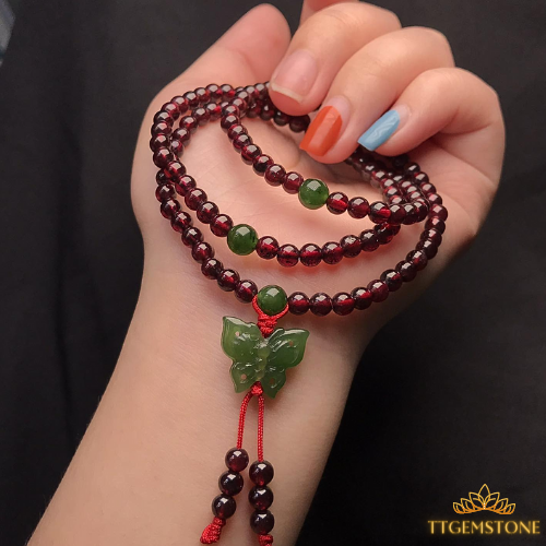 vòng tay đá garnet